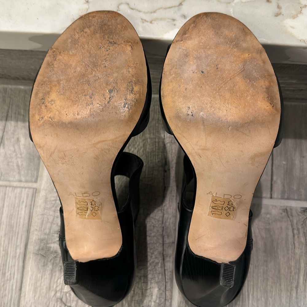 High heeled black Aldo Sandals - 7.5 - Picture 5 of 5